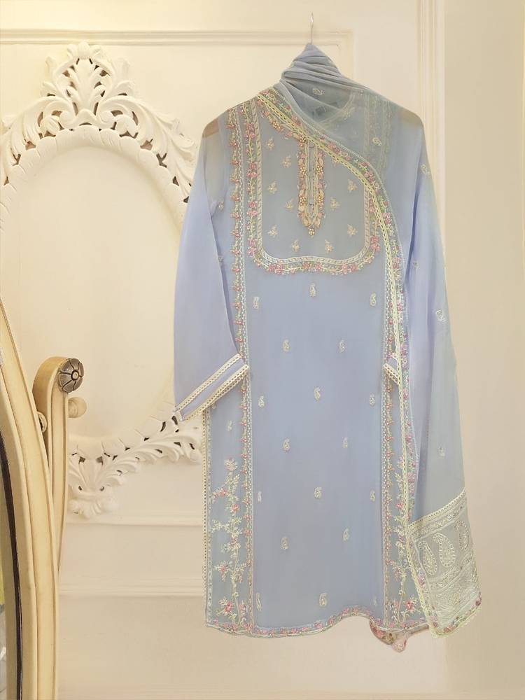 Light Green Paper Cotton Tunic - AL-LK-828B – Almirah