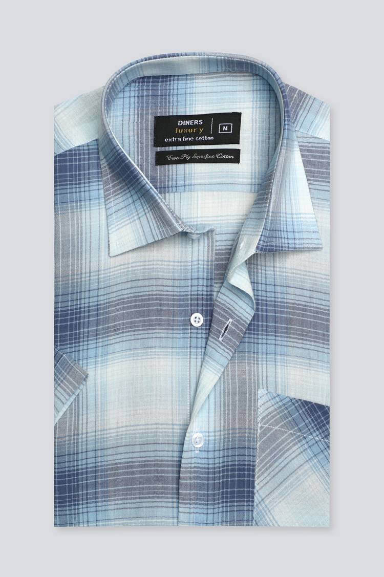 MULTICOLOR TARTAN PLAID CHECK CASUAL SHIRT, UNDEFINED, DINERS, MODJEN  FOR THE MODERN GENERATION