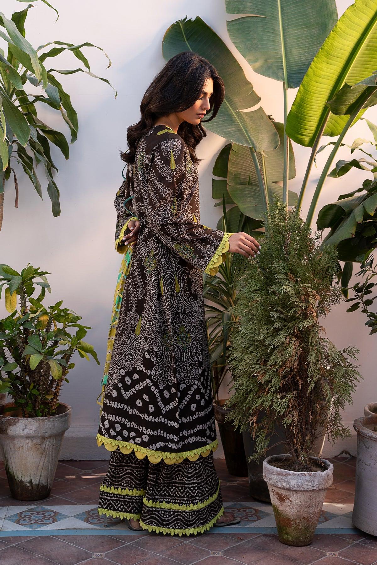 3 PC UNSTITCHED PRINTED LAWN SHIRT WITH CHIFFON DUPATTA AND TROUSER CP4 28, UNDEFINED, CHARIZMA, MODJEN FOR THE MODERN GENERATION