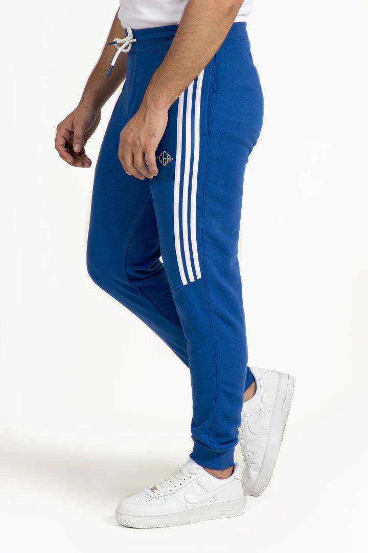 Adidas on sale blue trousers