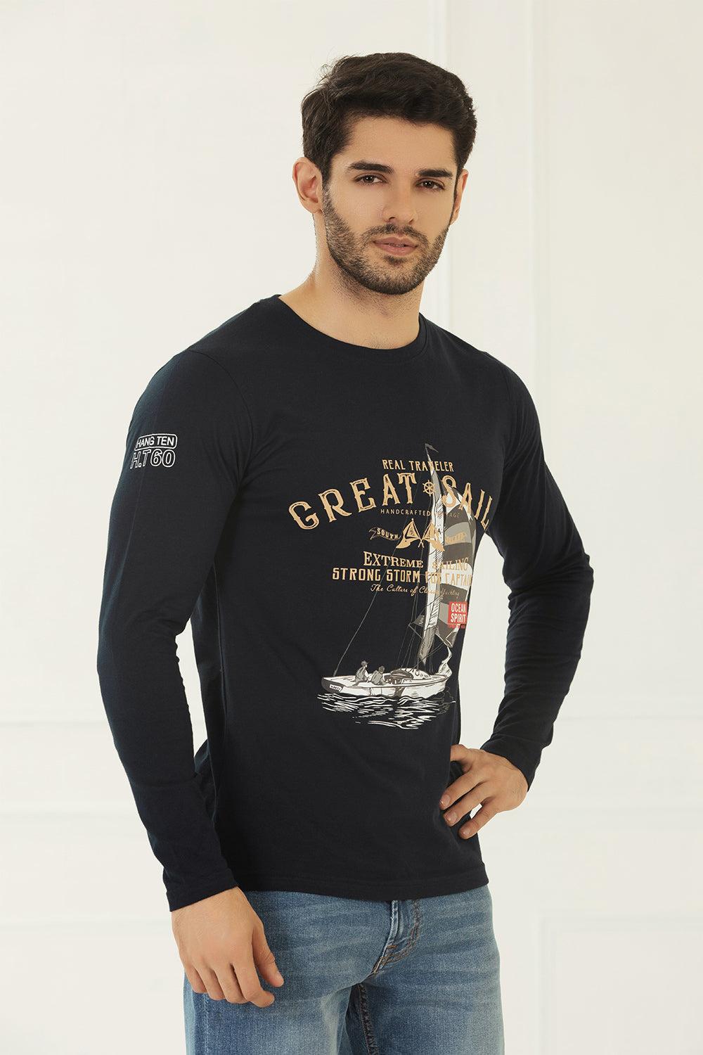 MEN'S GRAPHIC CREW, TOPWEAR, HANG TEN, MODJEN FOR THE MODERN GENERATION